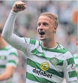  ?? Picture: Getty. ?? Leigh Griffiths said a new deal with Celtic is almost completed and “hopefully in the next couple of weeks it will be done and dusted”.