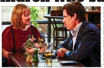  ?? ?? SEVERANCE PAYS: Nicola Walker and Stephen Mangan in BBC drama The Split, about the divorce industry