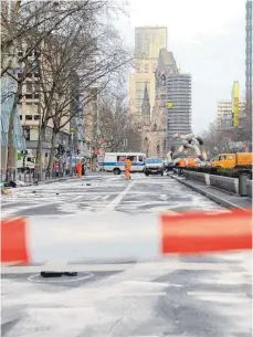  ?? FOTO: DPA ?? Auf der Tauentzien­straße in Berlin geschah der tödliche Unfall.