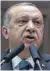  ?? FOTO: AFP ?? Recep Tayyip Erdogan