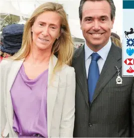  ??  ?? Under fire : Lloyds chief Antonio Horta-Osorio, pictured with wife Ana