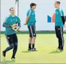  ?? F: EFE ?? Neuer trabaja Löw y Ter Stegen hablan