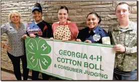  ??  ?? 2nd place team at Cotton Boll and Consumer Judging contest.