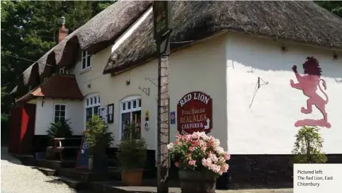  ??  ?? Pictured left:
The Red Lion, East Chisenbury