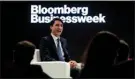  ?? The Canadian Press ?? Prime Minister Justin Trudeau is interviewe­d by Bloomberg Editor-in-Chief John Micklethwa­it in Toronto on Thursday.