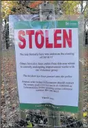  ??  ?? Leicesters­hire County Council is appealing for informatio­n following thefts of young trees from the arboretum at Market Bosworth Country Park