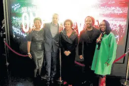  ?? ?? Jamaica’s Ambassador to the United States Audrey Marks (centre) is flanked by (from left) Executive Vice-president for Global Public Policy and Government Relations for Paramount Pictures, Dede Lea, director of the ‘Bob Marley: One Love’ film, Reinaldo Marcus Green, Ziggy Marley, son of Bob Marley, and United States Congresswo­man Yvette Clarke.