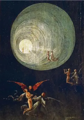  ?? FOTO: DPA ?? Ausschnitt von „Der Aufstieg in das himmlische Paradies“von Hieronymus Bosch (um 1450– 1516).