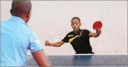  ?? PIC: MORERI SEJAKGOMO ?? Money problems: Table tennis is struggling to send athletes abroad