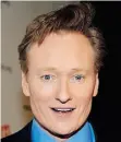  ??  ?? Conan O’Brien