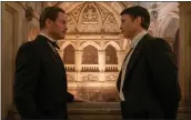  ?? ?? Actor Guy Dexter (Dominic West, left) and Thomas Barrow (Robert James-Collier) form a bond.