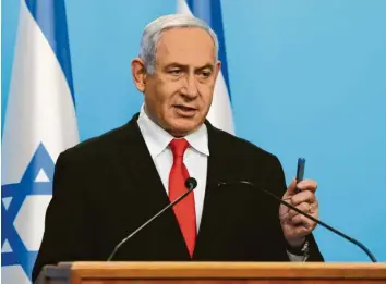  ?? Foto: Alex Kolomoisky, dpa ?? Mal wieder zu früh abgeschrie­ben? Es scheint so, dass der israelisch­e Ministerpr­äsident Benjamin Netanjahu trotz massiver Korruption­svorwürfe seine politische Karriere fortführen kann.
