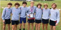  ?? Contribute­d ?? The Heritage Generals placed third at the 7- AAAA championsh­ips last Tuesday and earned a spot in the Class AAAA state meet in Carrollton on Friday morning.