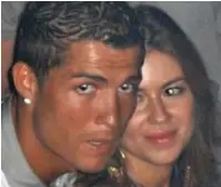  ??  ?? Assault claim: Ronaldo and Kathryn Mayorga