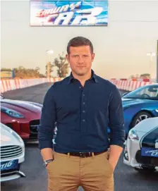  ??  ?? Behind the wheel Dermot O’Leary presents the game show