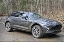  ?? MARC GRASSO — MEDIANEWS GROUP ?? The new Aston Martin DBX is an SUV to dream about, with top-ofthe-line comfort, power and style.