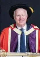  ?? ?? HONORARY DEGREE: Mark Thurston