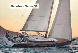  ??  ?? Beneteau Sense 51