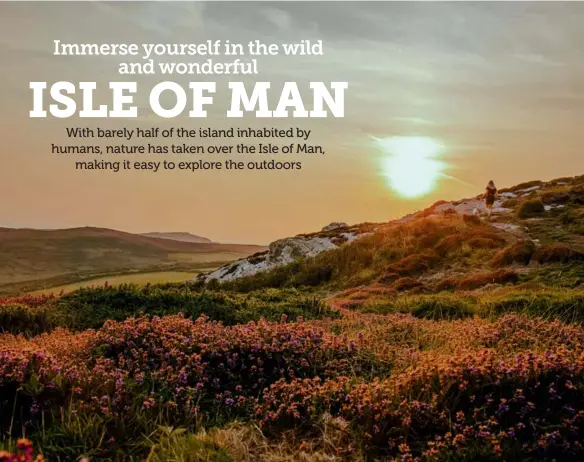  ?? ?? Wild isle
(this page; top to bottom) If you only walk one trail on the Isle of Man, make it the iconic Raad ny Foillan; enjoy a dose of ‘green therapy’ in one of the island’s scenic glens