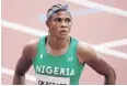  ?? REUTERS ?? Nigeria’s Blessing Okagbare at the 2020 Tokyo Olympics.