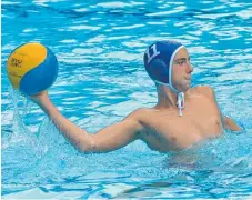  ?? Picture: WATER POLO QLD ?? Gold Coast water polo player Will Markham..
