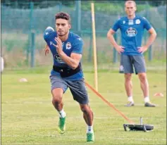  ??  ?? EL ÚLTIMO. Luis Ruiz, ahora en el Depor, el último Atleti-Leganés.