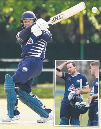  ?? Pictures: SEAN GARNSWORTH­Y, MARK WILSON ?? BREATHTAKI­NG: Tim Ludeman helped Geelong to victory yesterday, as captain Eamonn Vines and Hayden Butterwort­h walk off with a win.