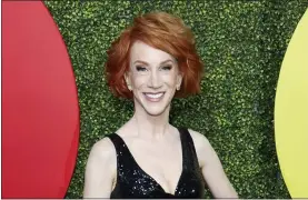  ??  ?? Comedian Kathy Griffin arrives at the 2018GQ’S Men of the Year Celebratio­n in Beverly Hills, Calif., on Dec. 6, 2018.