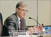  ?? Rich Pedroncell­i Associated Press ?? TOM TORLAKSON, the superinten­dent of public instructio­n, is acting governor because of state rules.