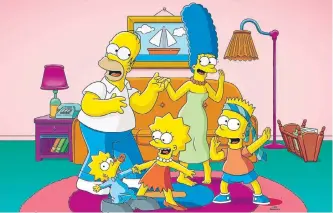 ?? FOX ?? Los Simpson, serie animada creada por Matt Groening, regresa a la televisión el domingo, a las 8 p.m.
