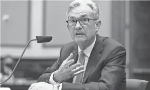  ?? GRAEME JENNINGS/AP ?? Economists will be listening Friday for clues Jerome Powell might provide about the Federal Reserve’s intentions.