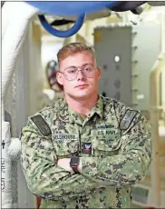  ?? Lt. Cmdr. Jacob Joy navy office of Community outreach ?? Petty Officer 2nd Class Joshua Shellhouse, a native of Cedartown, serves as an electricia­n’s mate aboard USS Ralph Johnson in Japan.