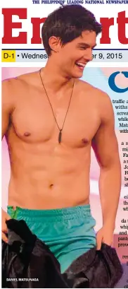  ??  ?? DANIEL MATSUNAGA