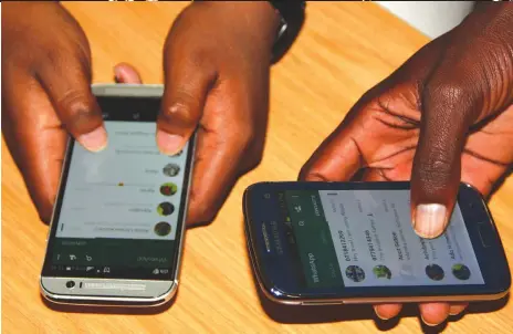  ??  ?? Roman Catholic youths in Zimbabwe have been urged to abstain from Whatsapp as a form of fast as the Lent season begins