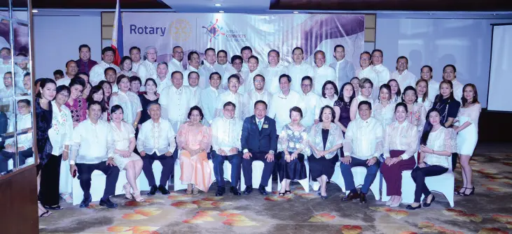  ??  ?? ROTARY Club of East Davao's (RCED) 55th Induction of Officers and Directors and Turnover Ceremonies at the Marco Polo Hotel on June 27, 2019.