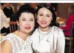  ??  ?? Opernstars Zoryana Kushpler und Valentina Naforniţă (re.)