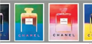  ?? D. S. ?? Serigrama de Andy Warhol dedicado al perfume Chanel Nº5.