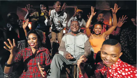  ?? Pictures: MOELETSI MABE ?? CENTRE OF HIS UNIVERSE: Mbongeni Ngema believes South Africans will be grateful that he is making a film version of his 1985 play ‘Asinamali!’