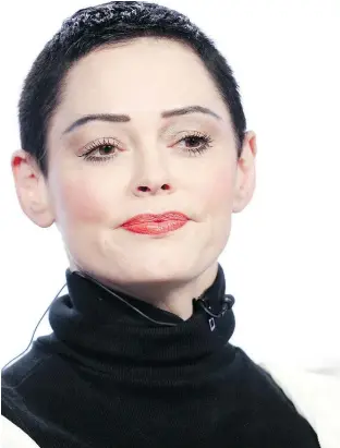  ?? — GETTY IMAGES FILES ?? Citizen Rose on E! will follow actress/activist Rose McGowan as she fights against sexual harassment and abuse in Hollywood.