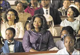  ?? 20TH CENTURY FOX ?? Octavia Spencer (center) was nominated for her role in metro Atlanta-filmed “Hidden Figures,” which also stars Taraji P. Henson (left) and Janelle Monae.