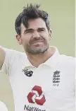  ??  ?? England’s James Anderson.