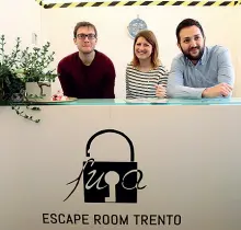  ??  ?? L’idea Escape room da qualche anno è attiva anche a Trento ma ora il progetto si amplia e il gioco virtuale si sposta all’aperto Gli utenti potranno esplorare vie e piazze del capoluogo