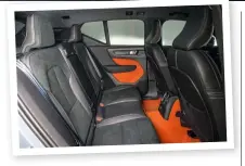  ??  ?? Our favoured R-design trim adds a leather and suede interior and other luxuries to the XC40