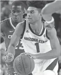  ?? PATRICK BREEN/THE REPUBLIC ?? Arizona State point guard Remy Martin is averaging 19.1 points and 3.9 assists per game this season.