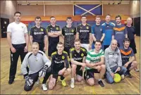  ??  ?? Some of the young basketball stars who won the afternoon session of the primary schools competitio­n held at Lochaber High School: Kirsty Allott, Jack Kearney and Iona Dignan from Inverlochy Primary, Dylan Martin from Banavie and Alisdair MacGillivr­ay...