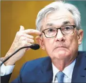  ?? Tom Williams Associated Press ?? FEDERAL RESERVE Chairman Jerome H. Powell. Another interest rate increase is expected this week.