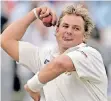  ?? ?? FALLEN Australian spin wizard Shane Warne