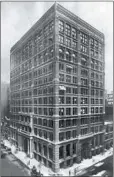  ?? ART INSTITUTE ?? The Home Insurance Building was built in 1885 at Adams and LaSalle streets in Chicago. The top two stories were added in 1890.