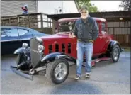  ?? SUBMITTED PHOTO - CARL HESS ?? Among the local winners was Lee Brison of Hamburg. Lee’s 1932 Chevy coupe garnered second place among the cars entered.