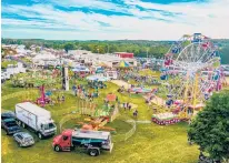  ?? COURANTFIL­E PHOTO ?? With rising COVID-19 vaccinatio­n rates in Connecticu­t, the Goshen Fair, pictured in 2019, plans to return Sept. 4-6.